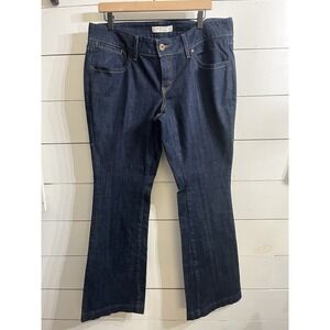 Levis 542 Flare Leg‎ Jeans Women's Size 16 Dark Wash 31.5" Inseam